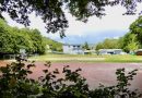 Blick vom Parkplatz auf die Dürrbachwiese in Hedelfingen