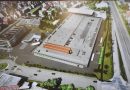 Blick auf geplanten LogistikHub neben der B10 an den Otto-Konz-Brücken in Wangen
