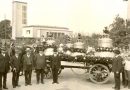 Feierliche Anlieferung der vier Glocken vor der Kreuzkirche 1930