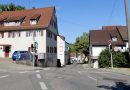 Blick von der Kreuzung beim Plätzle die Rohrackerstraße hinunter