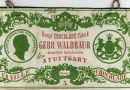 Foto einer historischen Tafel Vanille-Schokolade der Stuttgarter Firma Waldbaur