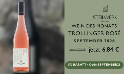 Angebot Steilwerk Rohracker für Trollinger Rose im September 2026
