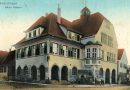 Historische Postkarte mit dem Bild des Hedelfinger Rathauses 1922