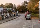 Parkplätze unterhalb der unteren Friedhofszufahrt
