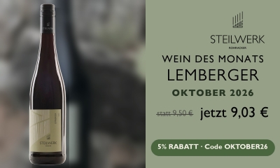 Angebot Wein des Monats Oktober von Steilwerk Rohracker